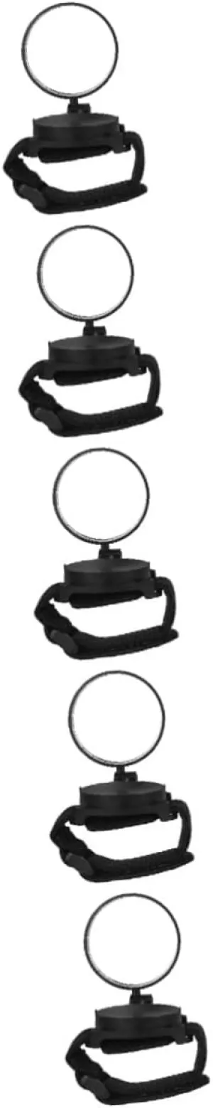 Milisten 5pcs Plastic Bike Rear View Mirrors Wide View Convex Mirror Bike Rear Camera