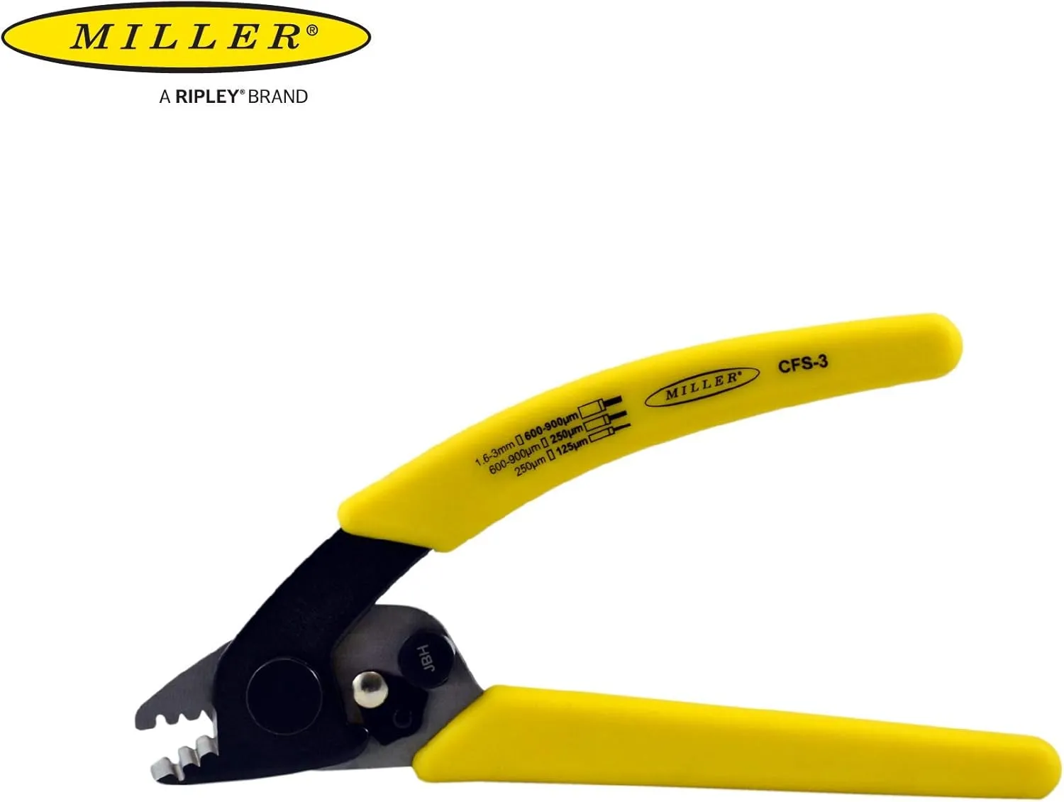 Miller CFS-3 Series Three-Hole Wire Stripper Tool for Working Technicians, Electricians, and Installers, Safe Cable-Splicing Tool, Easily Portable Wire Stripper, 4.2 Ounces