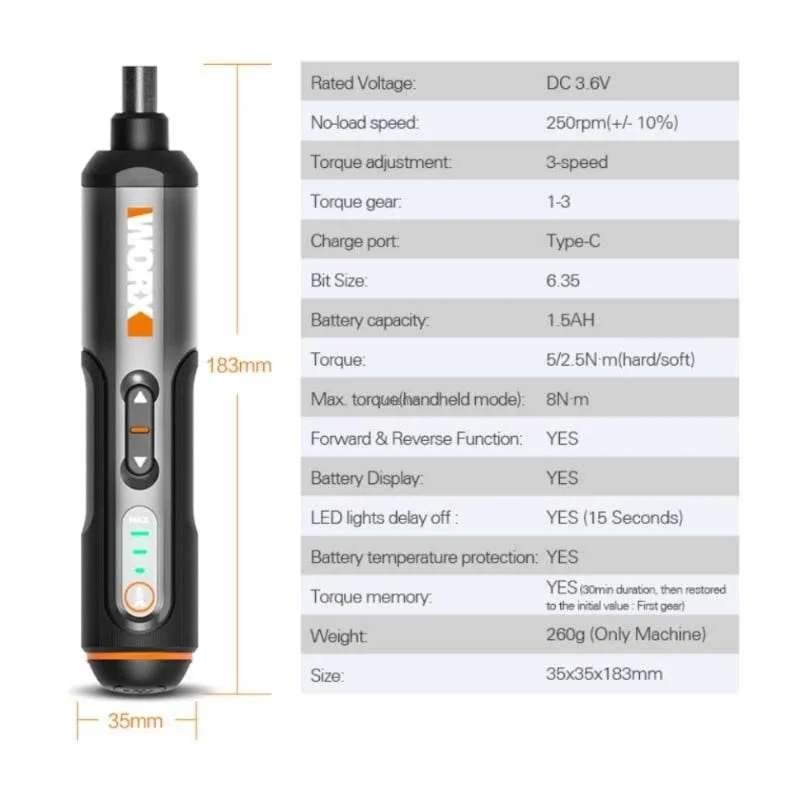 Mini Electric Screwdriver Set - Compact Handyman Tool Kit