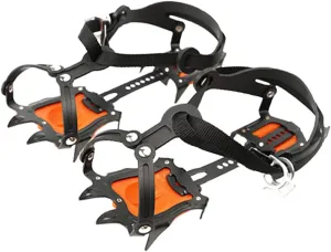 Mipcase 1set Outdoor -Skid Spikes Crampons for Shoes Portable Ice Grippers for Boots Casual Footwear Lightweight Non- for Safe Activities