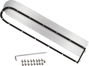 misppro Electric Scooter Bottom Battery Cover for M365 1S Pro Pro2 G30 Max - Waterproof Stainless Steel Protective Plate with Anti-Theft Screws