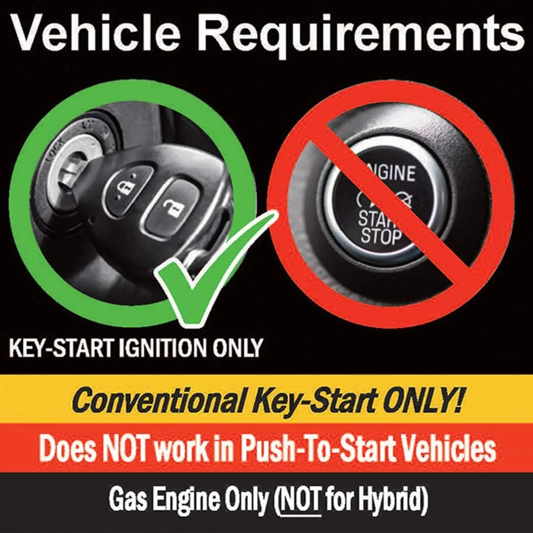 MPC Complete Plug-n-Play 1-Button Remote Start Kit Compatible with GMC Sierra 1500 2007-2013 EZ Connect T-Harness - Firmware Preloaded