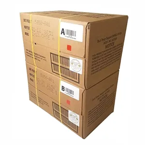 MRE (Ready-to-Eat) Meal Kit A and B Bundle Cases - Genuine U.S. Military Surplus Supply Box with Heater - Nutritional Emergency Food Bulk - Survival Food Rations Pack - Inspection Date 2025 or Better