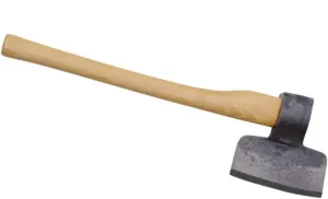 Muller, Biber, Bearded Hewing Broad Axe - Right Bevel - Hand Forged in Austria