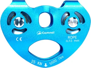 Muloo Climbing Pulley Trolley Professional Mountaineering Equipment Caving Tool Climbing Pulley for Outdoor Rock Climbing Use