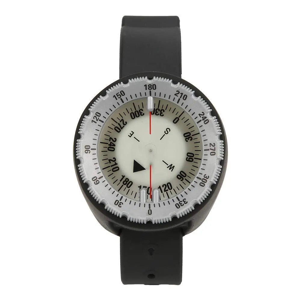 Multifunctional Compass, Lightweight Strong Magnet 50M Watch, CP-991 Scuba Diving Wrist Compass for Hiking, Mountain Use Scuba (Grey)