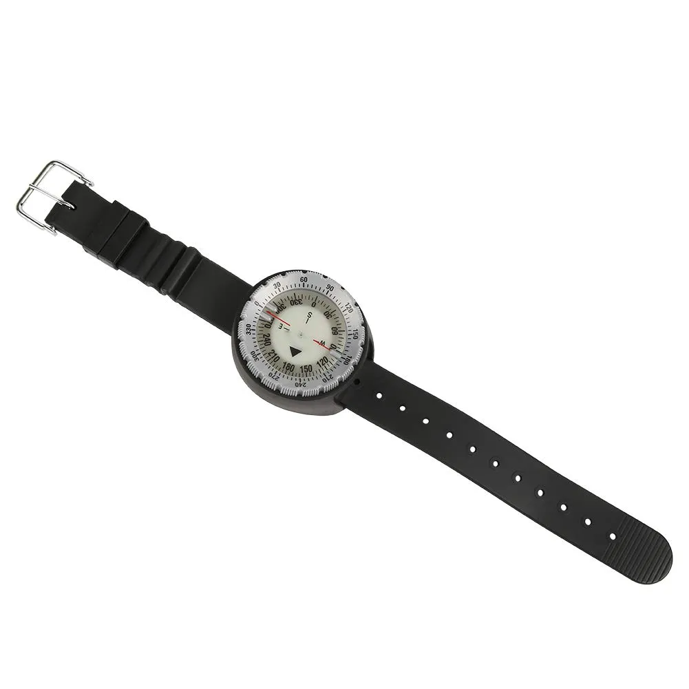 Multifunctional Compass, Lightweight Strong Magnet 50M Watch, CP-991 Scuba Diving Wrist Compass for Hiking, Mountain Use Scuba (Grey)