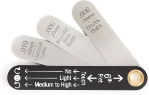 MusicNomad Precision Truss Rod Neck Relief Gauge Tool (MN600)