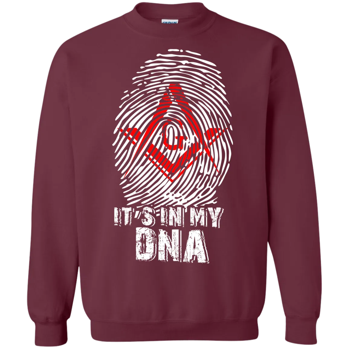 My DNA Fingerprints Freemason Square & Compass Symbol