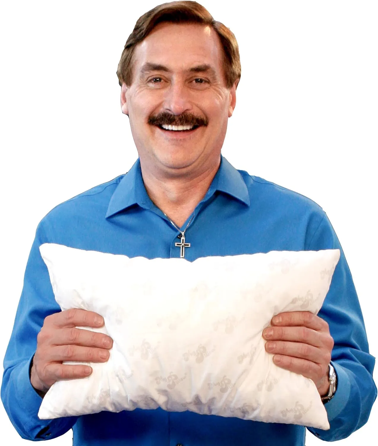 MyPillow Multi-Use Travel Pillow Compact Pillow for On-The-Go Comfort and Sleeping, Portable, Compact, Washable Pillow for Adult and Kids Neck Support [Celestial Blue]