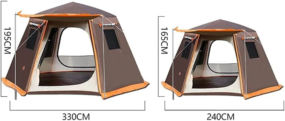 NIEH Tents Pop Up 2-4 5-8 Man Person Camping Waterproof Instant Automatic Easy Set Up Dome Holiday