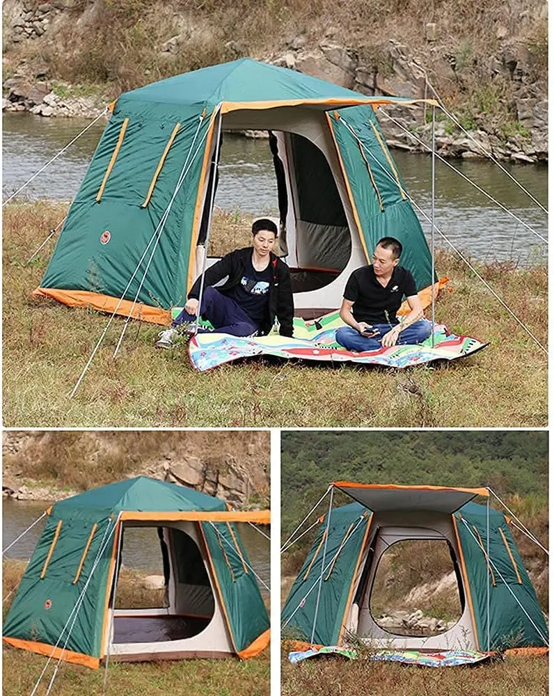 NIEH Tents Pop Up 2-4 5-8 Man Person Camping Waterproof Instant Automatic Easy Set Up Dome Holiday