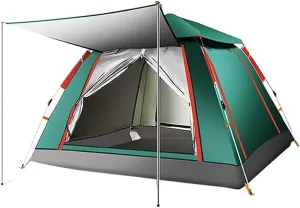 NIEH Tents Pop-up Family Camping 2-4 Persons, Waterproof Ventilated Removable Instant, Quick Set up Dome for Outdoor Camping, Hiking, Fishing