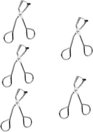 NOLITOY 5pcs Eyelash Curler for Women Ergonomic Curling Tool Compact Design for for Makeup The Go Curved Lashes