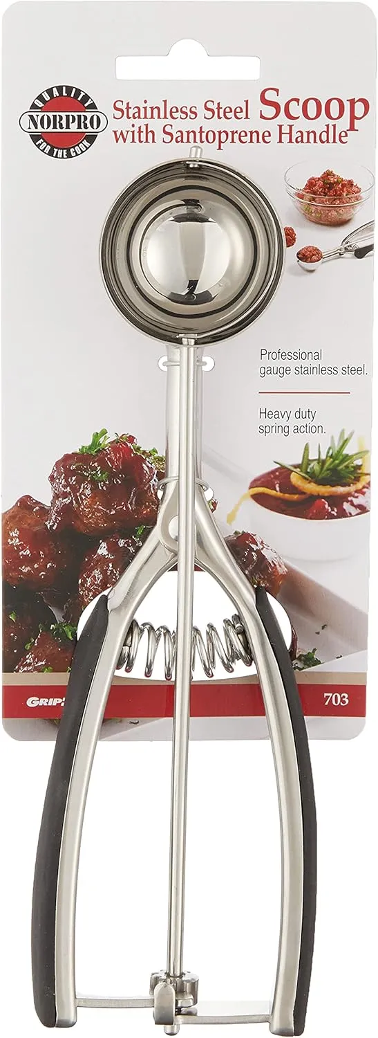Norpro NOR- SCOOP, SANTOPRENE HANDLE, 42MM (2 Tablespoon)