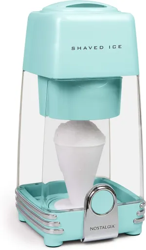 Nostalgia Shaved Ice Maker, Aqua