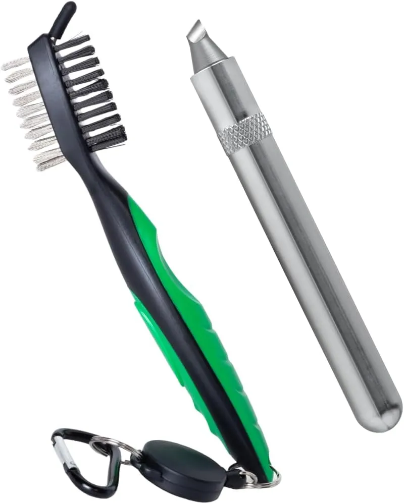 nU Groove Sharpener - Golf Club Groove Sharpener, Re-Grooving Tool and Golf Groove Cleaner - Generate Optimal Backspin & Restore Your Old Irons - PGA Recommended Golf Groove Sharpening Tool
