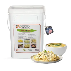 Numanna Grab-n-Go Bucket 80 Servings GMO Free, No Added Preservatives Easy to Prepare Emergency Food Storage Bucket Family Meat Survival Pack Made In USA 25  Year Shelf Life