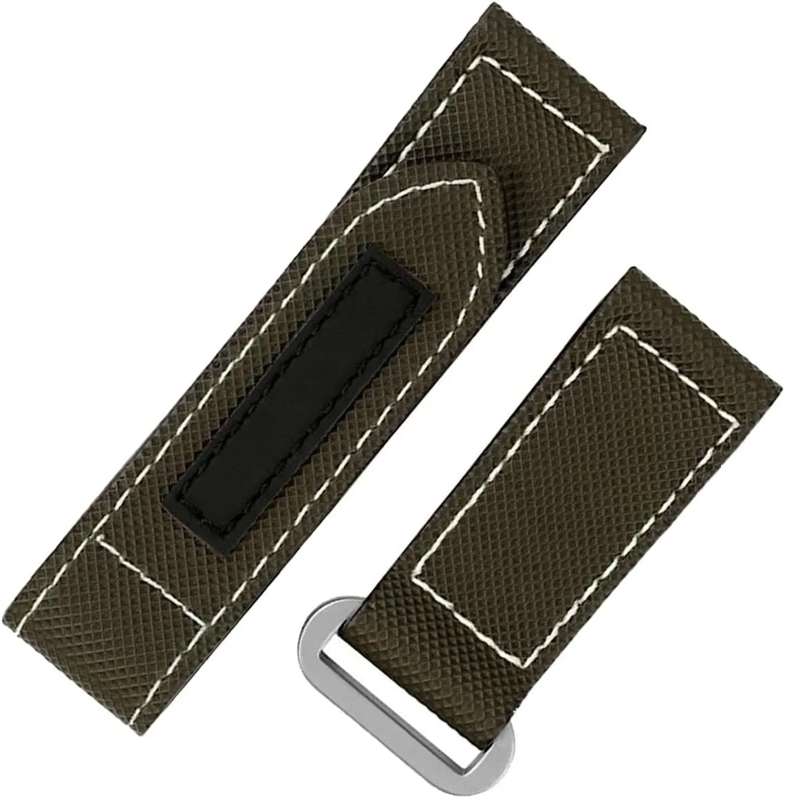 Nylon Canvas Strap For Panerai Lumino PAM01118 01661 Black Blue Watchband Bracelet 24mm