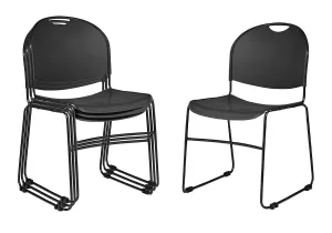 OEF Furnishings Multi-Purpose Ultra Compact Stack Chair (4 Pack)