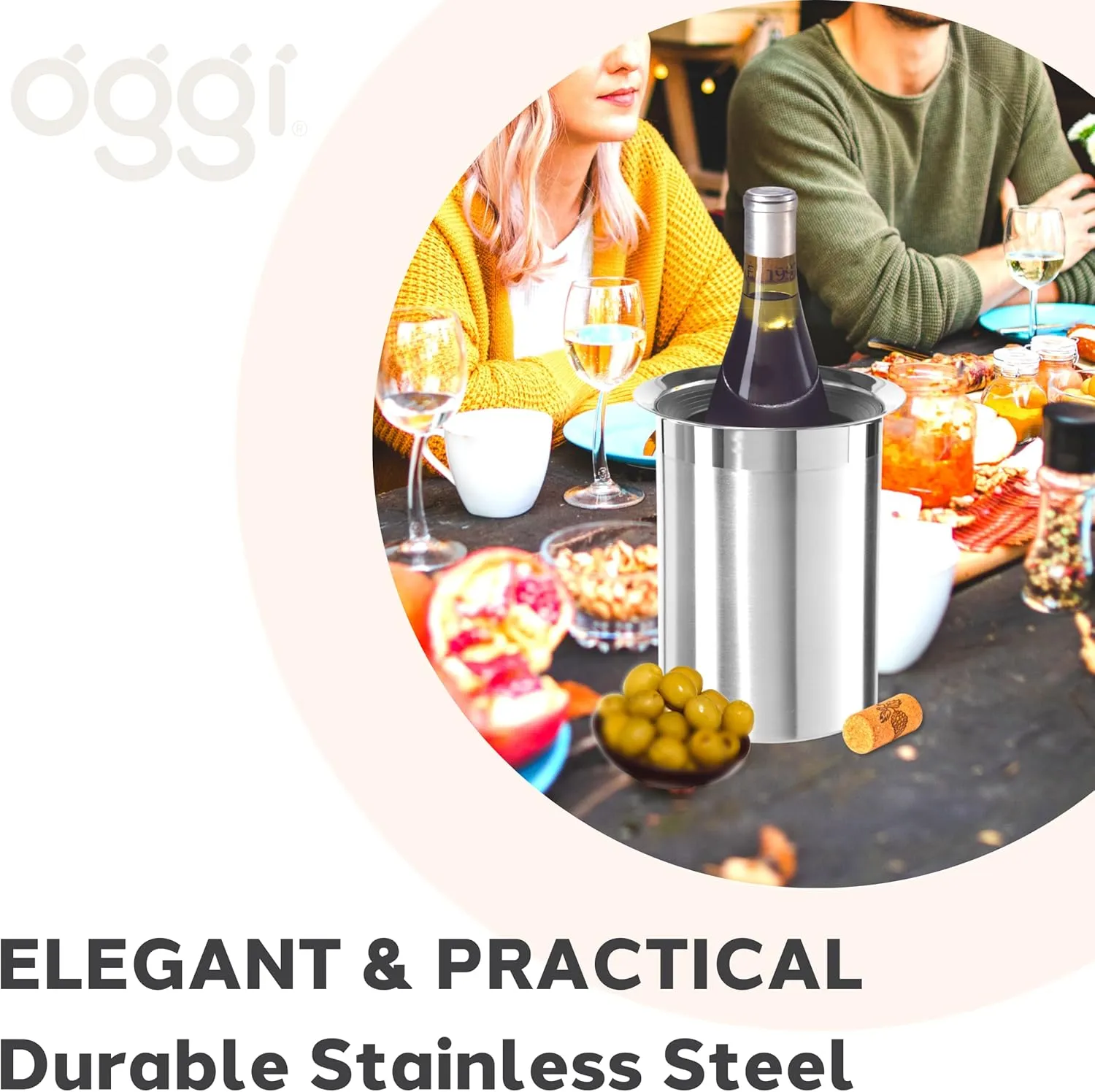 Oggi Wine Cooler with Freezer Inserts
