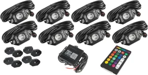 ORACLE Lighting 5819-333 Set of 8 ColorSHIFT Underbody Wheel Well Rock Lights with RF Remote fits 4x4 Off-Road Vehicles - Built for Extreme Conditions - Heavy Gauge Wiring - Waterproof