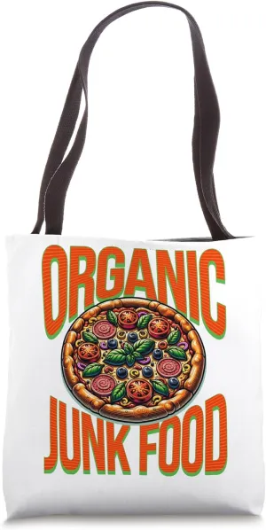 Organic junk delicious pizza Tote Bag