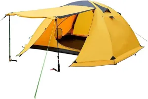 Outdoor Camping Tent Tent for Camping 4 Person 4 Season Double Layer Backpacking Family Camp Tent for Outdoor Survival Travel