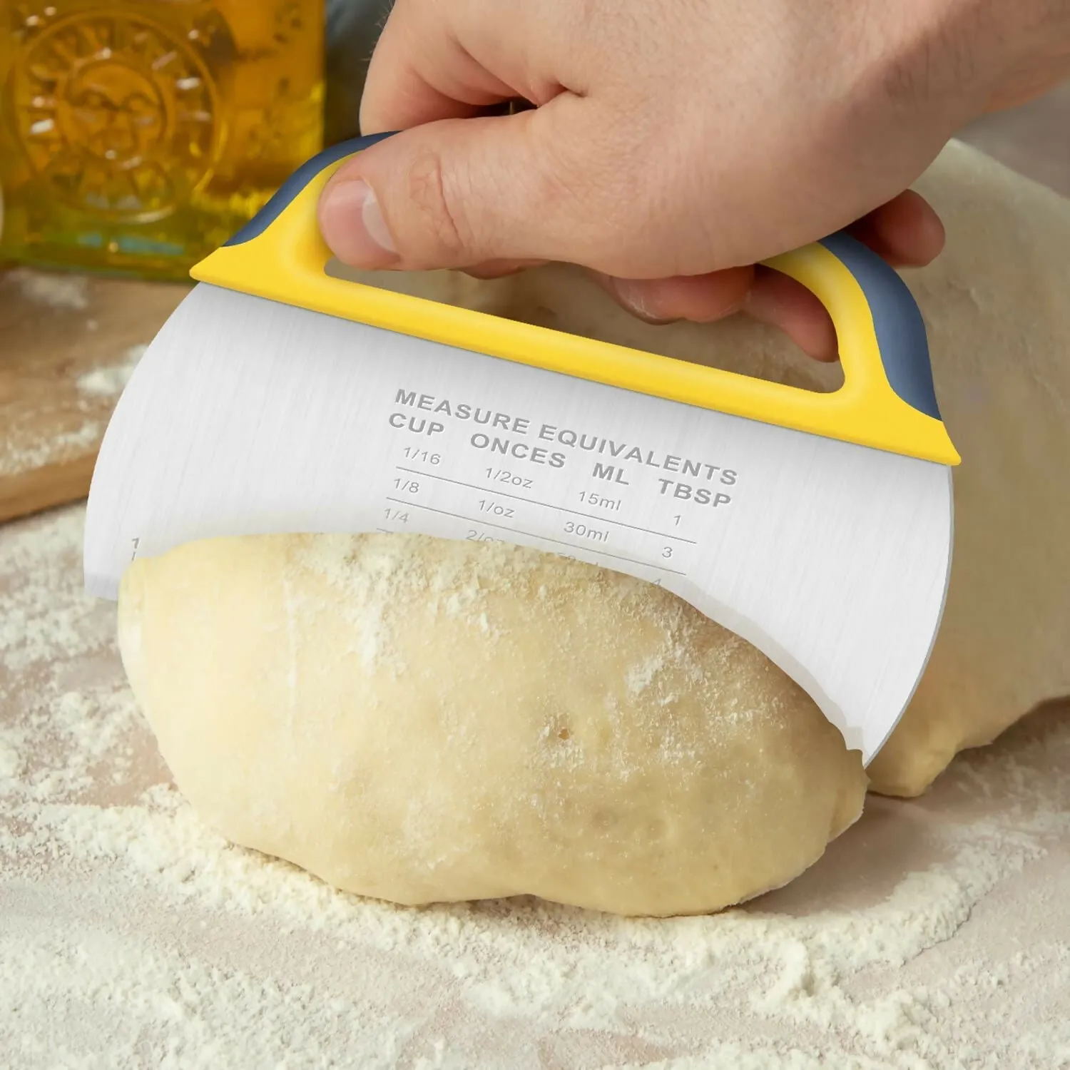 P-Plus International Multi-Purpose Stainless Steel Dough Cutter
