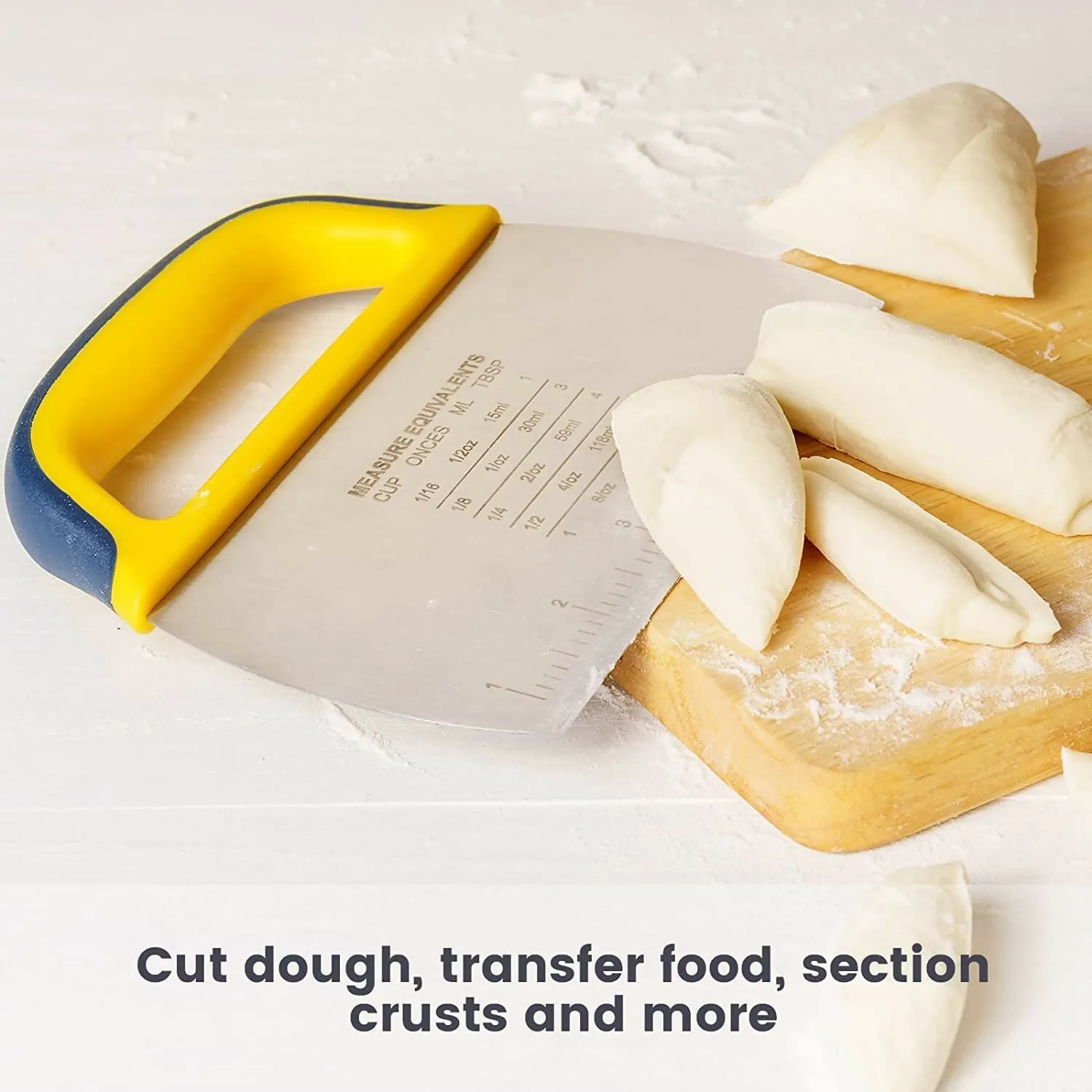 P-Plus International Multi-Purpose Stainless Steel Dough Cutter