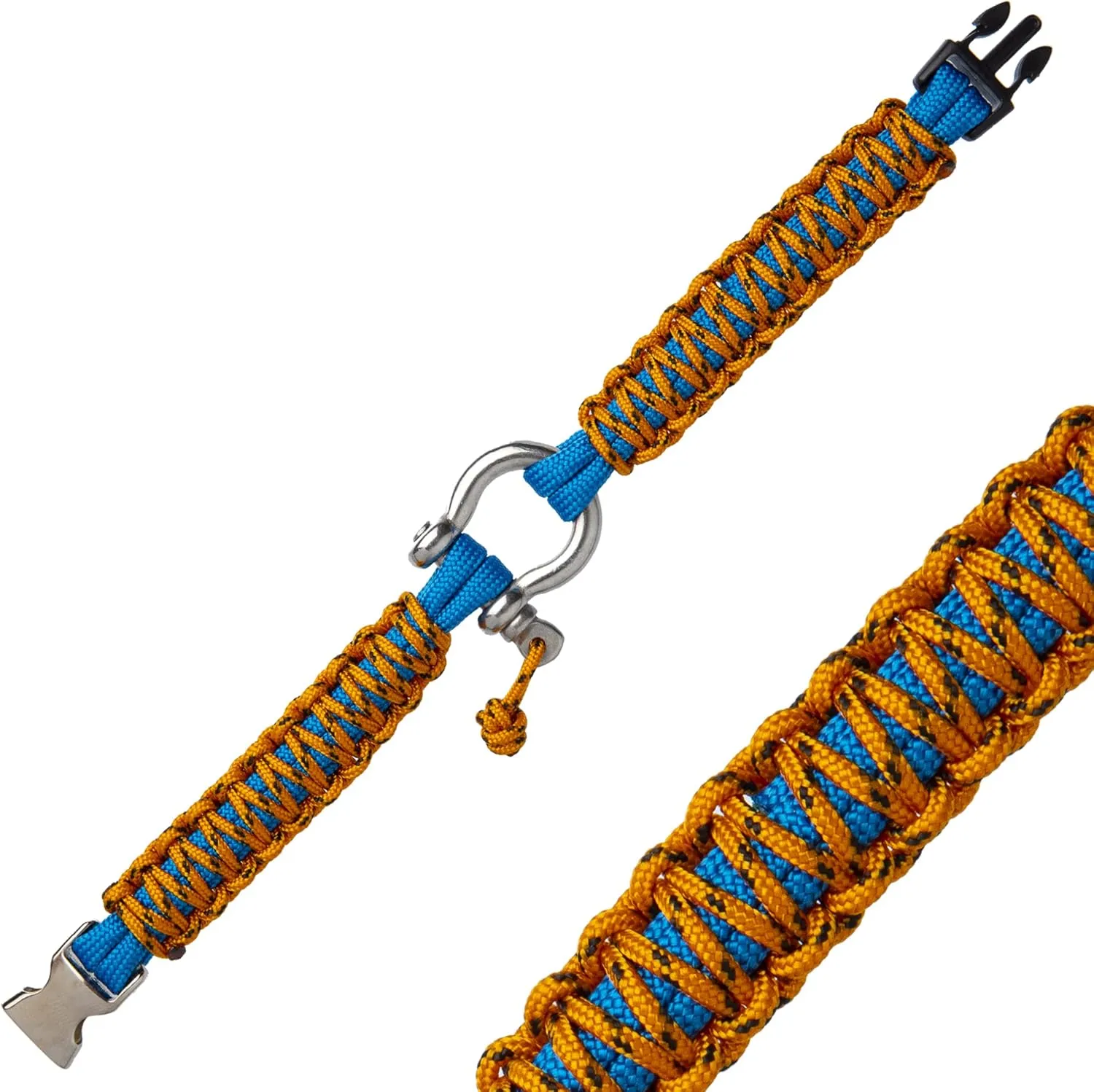 Paracord Men Bracelet Multi Style Adjustable Antic Anchor Premium Durable Mens Bracelet Resistant Waterproof Survival Paracord Handmade Nautical Wristband for Men Women