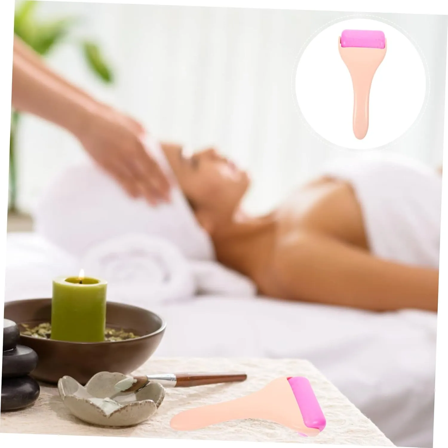 PartyKindom Eye Care Tool Face Eye Facial Roller Beauty Massage Tools for Fatigue Relief