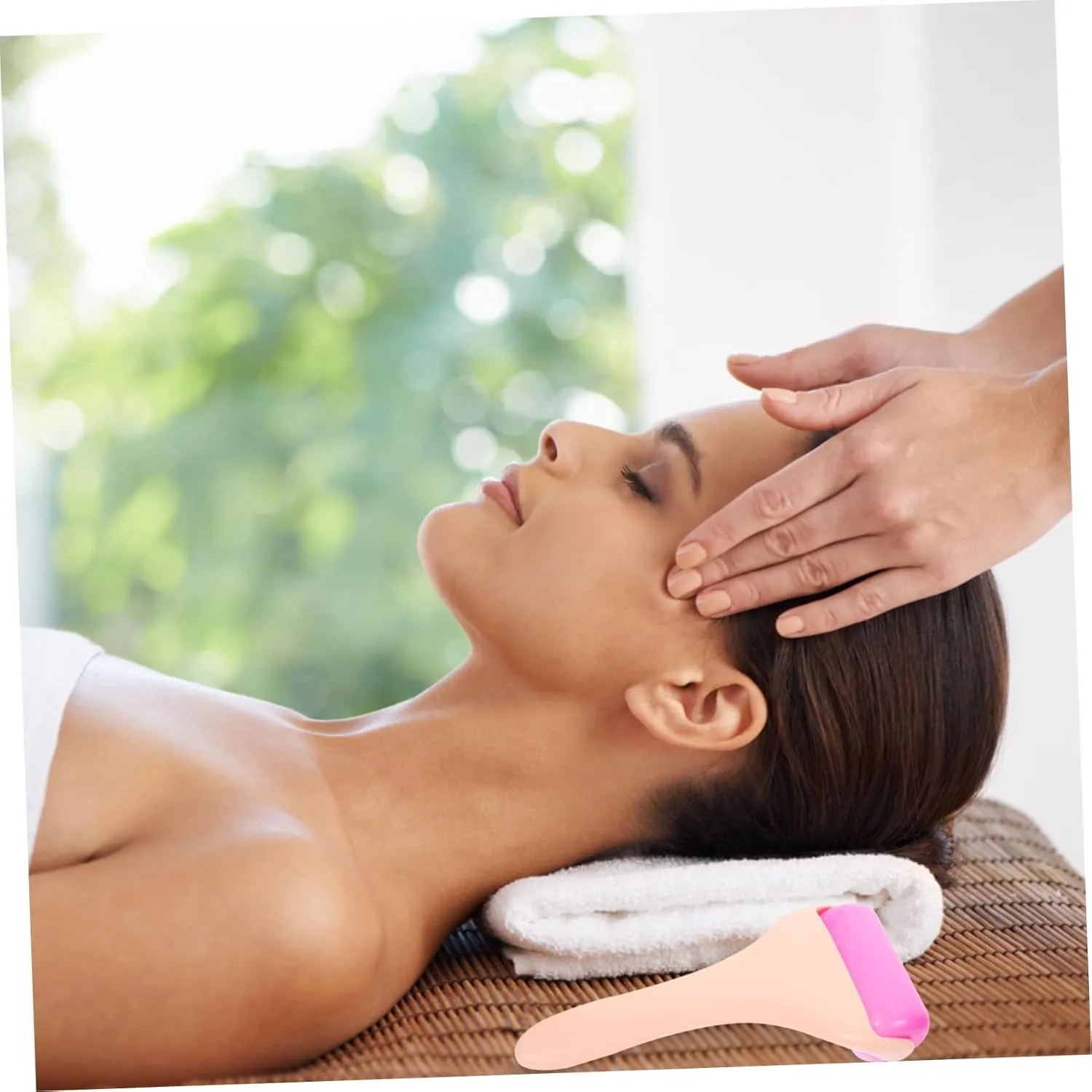 PartyKindom Eye Care Tool Face Eye Facial Roller Beauty Massage Tools for Fatigue Relief