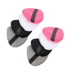 PartyKindom Mini Powder Puff Makeup Tools 8 Pack Drop Shaped Makeup Pads Soft Fluffy for Foundation Concealer Blusher