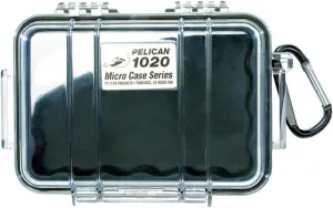 Pelican 1020 Micro Case (Black/Clear)