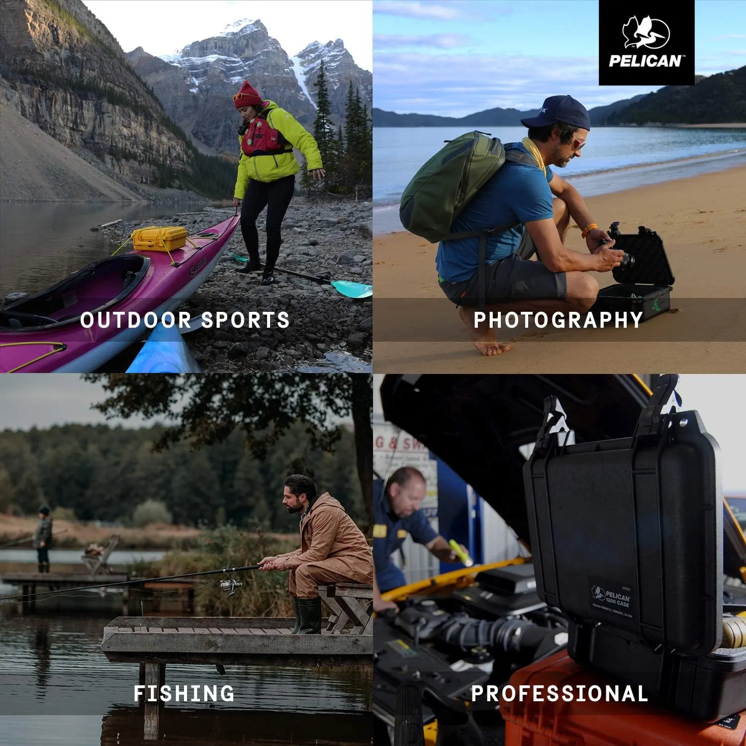 Pelican 1120 Case With Foam (Silver)