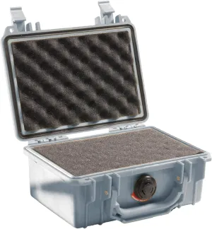 Pelican 1120 Case With Foam (Silver)