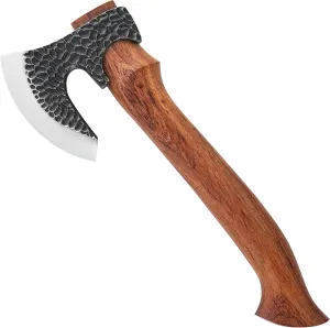 Perkin Axe Survival Outdoor Axe Wood Split Hunting Knife, black, AX101