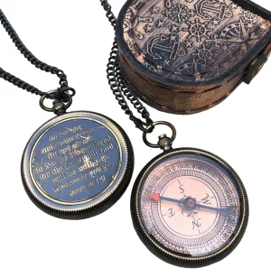 Personalized Brass Compass Wedding Gift, Groomsmen Gift, Wedding Keepsake, Christmas, Baptism, Graduation, Nautical Gift, Anniversary, Father's Day, Long Distance Relationship