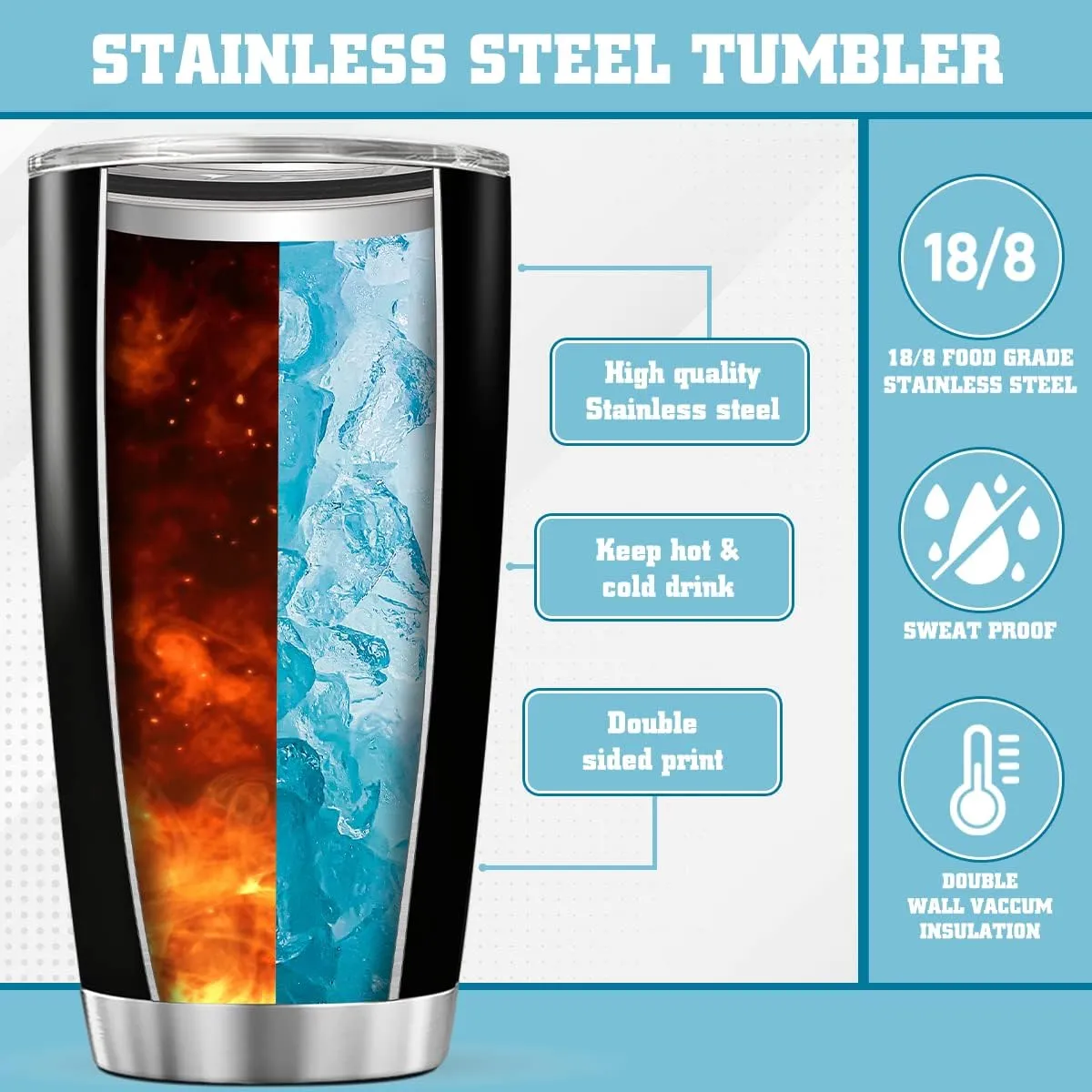 Personalized Coffee Tumblers Customized Name Stainless Steel Mug With Lid Oz Wine Glass Boat Anchor Gifts For Adults Husband Men Travel Insulated Cup Birthday Fathers Day