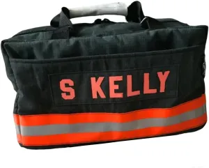 Personalized Firefighter Bag - Custom Name Firefighter Duffel backpack With Shoulder Straps, Waterproof Large Equipment Storage Bag Gift for Fire (Style B)