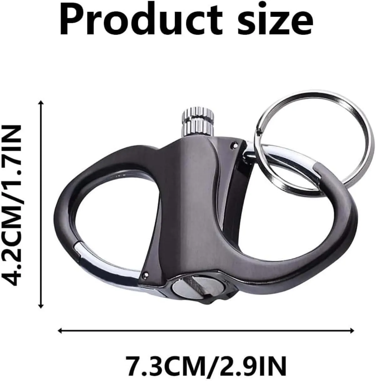 Pickelect Keychain, Keychain Lighter, Metal Match Mini, Reusable Fire Starter Mechanical Match, Multifunctional Adventure Lighter, Outdoor Emergency Light Equipment (1*Gold 1*Black 1*Sliver)