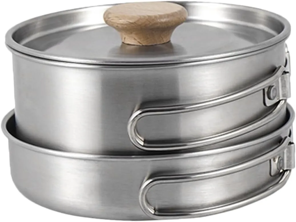Picnic Pan Frying Pan Fry Pans Cooking Pot Camping Pot Camping Pan Camping Utensil Frying Accessory