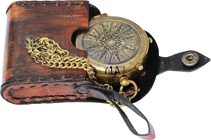 Pocket Compass for Hiking, Survival Instrument Antique “So You Can Always Find Your Way Back Home” Engraved Camping Pocket Compass Nautical Compass Vintage Navigation Outdoor Compass Nautical Castle