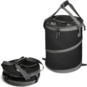 Pop-Up Collapsible Cooler Bag & Ice Chest - Insulated, Lightweight with Waterproof Interior & Built-in Cup Holder | Leak-Proof Portable Cooler for Camping, Beach, Picnics, Travel