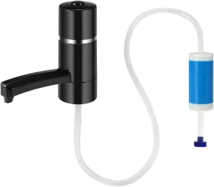 Portable Water Filter, Automatic Water Filter Straw, Mini Water Filtration System, Outdoor Survival Straw, Water Filtration Straw Emergency Survival Gear Water Purifier