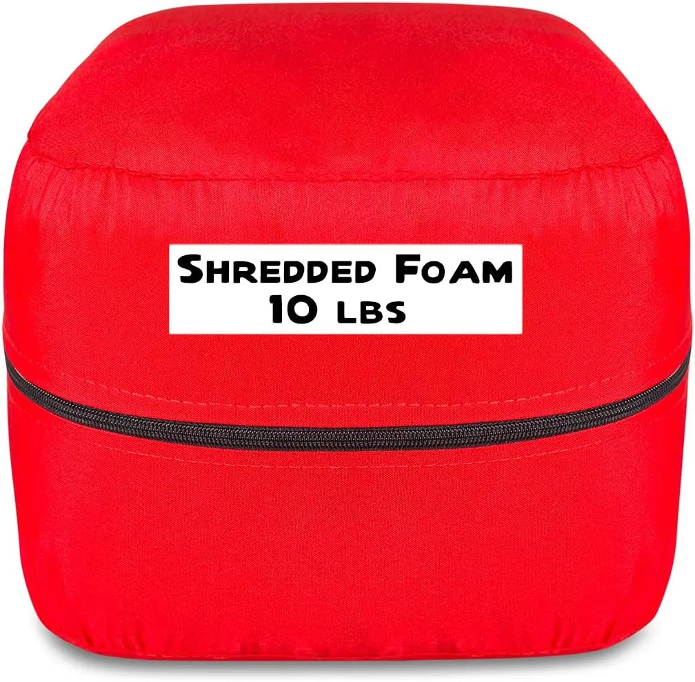 Posh Beanbags Refll Foam Filling, Shredded 10lbs, Multi-Color