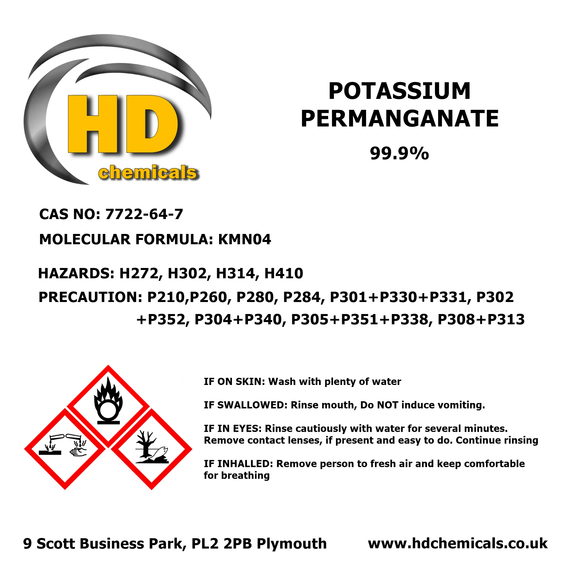 Potassium Permanganate 99.9%