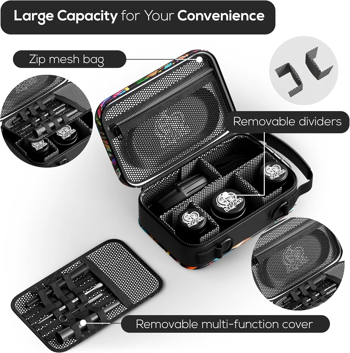 Premium Carbon Lined Smell Proof Bag with Combination Lock | Multi-Use Organization Bag with Accessories | Storage and Containers kit | Stash box | Birthday Gifts for Men/Women.