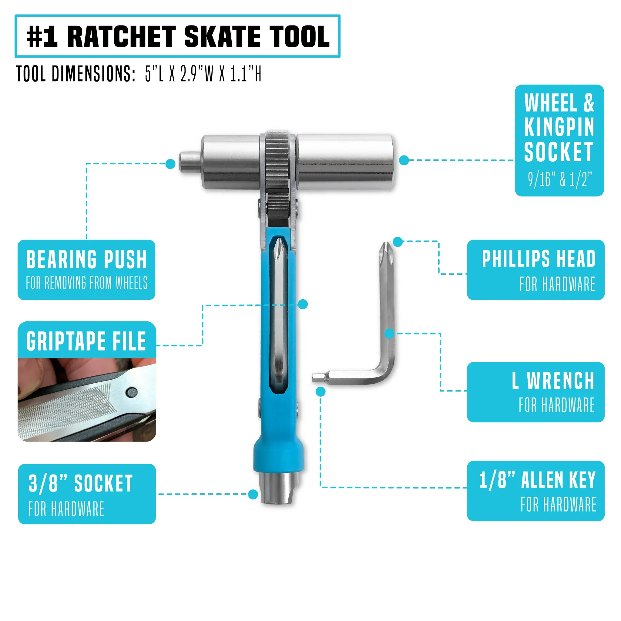 Prime8 Ratchet Tool / Black